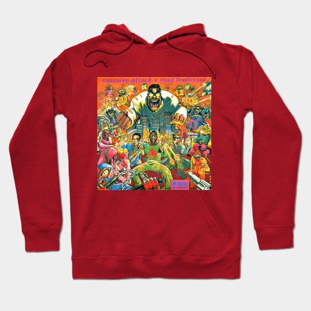 No Protection Massive Attack vs Mad Professor Hoodie by Pop Fan Shop